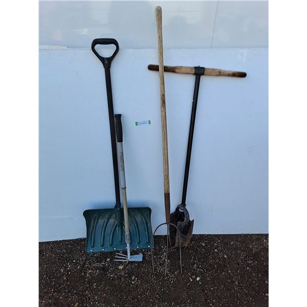 ** Scoop Shovel, Auger, Garden Fork, Pitch Fork - Pickup Only