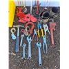 Image 2 : ** Assorted Hand Tools, Strapping, Vise, Milk Crate, Misc.-Pickup Only
