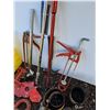 Image 3 : ** Assorted Hand Tools, Strapping, Vise, Milk Crate, Misc.-Pickup Only