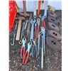 Image 2 : ** Assorted Hand Tools, Vintage Sad Irons, Valves, Milk Crate - Pickup Only