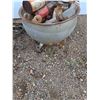 Image 5 : ** (2) Metal Brackets, Galvanized Buckets, Glass Jars, Pulleys, Misc