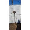 Image 1 : **(2) Plant Stands & Metal Flower Decor Up to 7 Ft. Cannot Ship