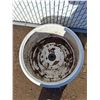 Image 2 : **Metal Planter 15" Tall x 22" Wide, Cannot Ship
