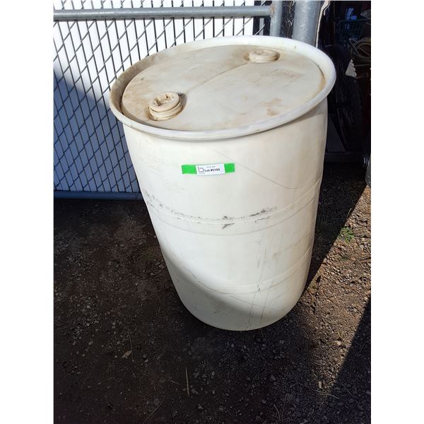 **50 Gallon Barrel- Empty 35" x 23", Cannot Ship