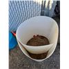 Image 2 : **Pet Kennel, Water Jug, Roll of Plastic Sheeting Approx. 93" x 28", Cannot Ship