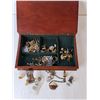 Image 2 : Book Style Jewelry Box 11" x 7.25" x 2" & Jewelry