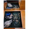 Image 2 : *Wooden Jewelry Stand with Jewelry 16" x 11" x 39.5", Cannot Ship
