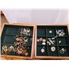 Image 5 : *Wooden Jewelry Stand with Jewelry 16" x 11" x 39.5", Cannot Ship