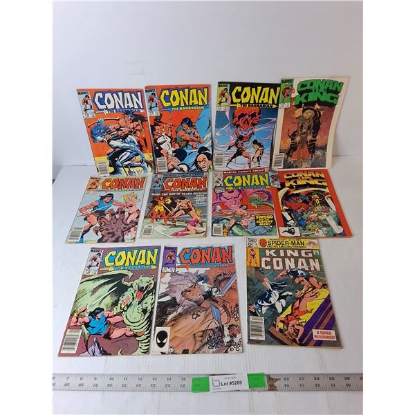 (11) Conan Comic Books