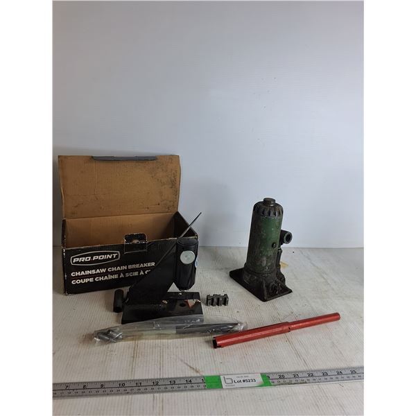 Chainsaw Chain Breaker, Bottle Jack, Misc