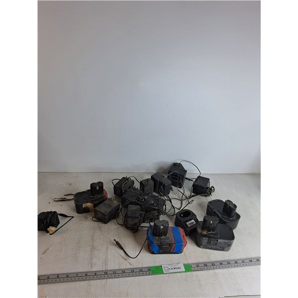 Rechargeable Batteries for Cordless Power Tools, AC Adapters