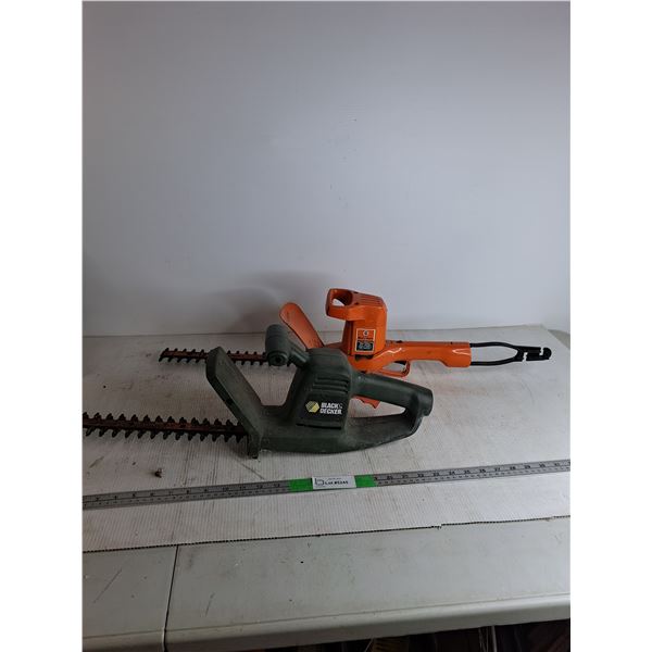 (2) 24" Black and Decker Electric Hedge Trimmers-Cannot Ship