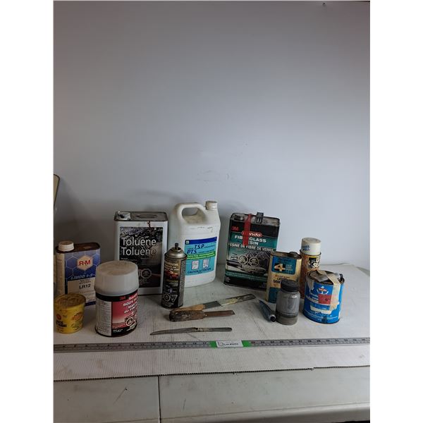 Toluene, TSP Concentrate, Fibreglass Resin, Liquid Sandpaper, Misc-Cannot Ship