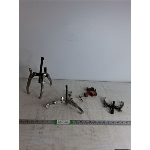 (3) 3-Jaw Gear Puller & Vice