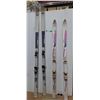 Image 1 : (2) Pairs of Salomon Downhill Skis-  66" & 76.5", Cannot Ship