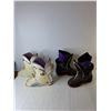 Image 3 : (2) Pairs of Ski Boots- 7 (black), 29.8cm sole length (white)