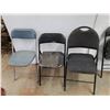 Image 2 : *(6) Metal Folding Chairs Up to 42.5" . Some Paint Stains & Rips, Cannot Ship