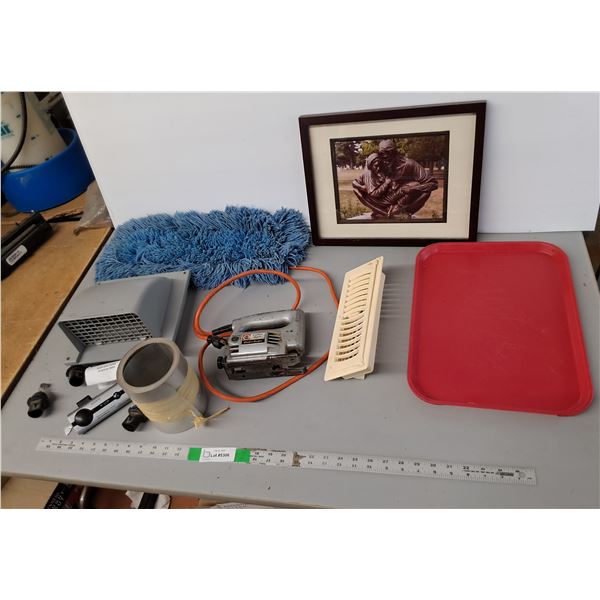 Roll of Steel Foil, Register Cover, Jig Saw- As Is, Misc.