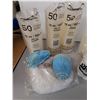 Image 3 : Plastic Containers, Hair Nets- As Is- Cannot Ship