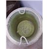 Image 3 : **Fire Pit 22.5" x 18.5" & Plastic Tote- Has Hole 22.25" x 17", Cannot Ship
