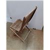 Image 2 : *Folding Wooden Chair 37.5" Tall, Cannot Ship