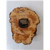 Image 2 : Burl Wood Clock 11" x 9"- As Is