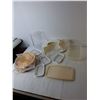 Image 3 : Salad Spinner, (8) Woven Plates, Plastic Containers, Misc.