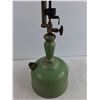 Image 3 : Antique Oil Lamp, Green, Cannot Ship
