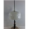 Image 3 : Antique Oil Lamp, Silver with Glass, Cannot Ship