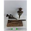 Image 1 : Tobacco Cutter, Vintage Pathway Kerosene Lights