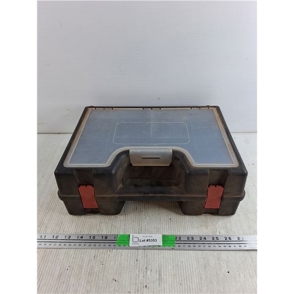 Plastic Hardware/Tool Case 15" x 11" x 5"
