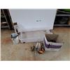 Image 1 : Double Quick Hand Pump, Planter, Desk Top Lamp, Noise Headphones, Plastic Tote, Misc, Cannot Ship