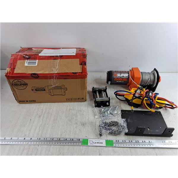 Zesuper 2500 lbs 4WD Winch - As Is