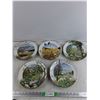 Image 1 : (5) Royal Worcester Porcelain Limited Edition Plates