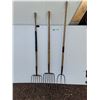 Image 1 : **(3) Pitch Forks 64", Cannot Ship
