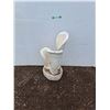 Image 1 : **Carved Wood Painted Tulip Outdoor Decor 28" x 13" x 13", Cannot Ship