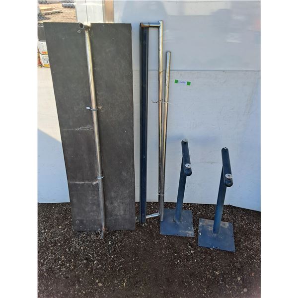 **Table Legs 28", Rolling Shelf 60" x 20", Cannot Ship