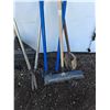 Image 3 : **Rakes, Bush Trimmers, Hole Auger, Support Bars 47", Cannot Ship
