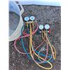 Image 5 : **(2)  Ritchie Yellow Jacket Test & Charging Manifolds, Weather Strips, Galvanized Bucket 20" x 11",