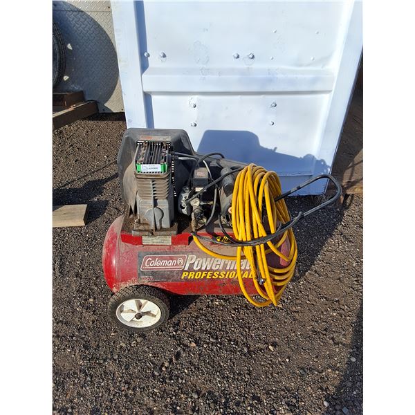 **Coleman Powermate 3HP Professional Air Compressor - As Is, 31" x 34" x 12", Cannot Ship