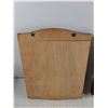 Image 4 : (2) Wooden Wall Mounted Display Shelves 17" x 13"