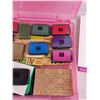 Image 3 : Alphabet & Phrase Rubber Stamp Kit with Ink Pads & Craft Paper