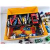 Image 2 : Umco Tackle Box 13" x 6" x 7", Various Toy Cars