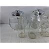 Image 2 : Glass Milk Bottles, Liquor Bottle, Kitchen Storage Canisters - PICK UP ONLY