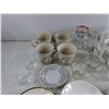 Image 2 : Tea Cups & Saucers, Tea Candle Holders,  5" Vase, Kitchen Storage Canisters,  Pickup Preferred