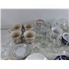 Image 3 : Tea Cups & Saucers, Tea Candle Holders,  5" Vase, Kitchen Storage Canisters,  Pickup Preferred