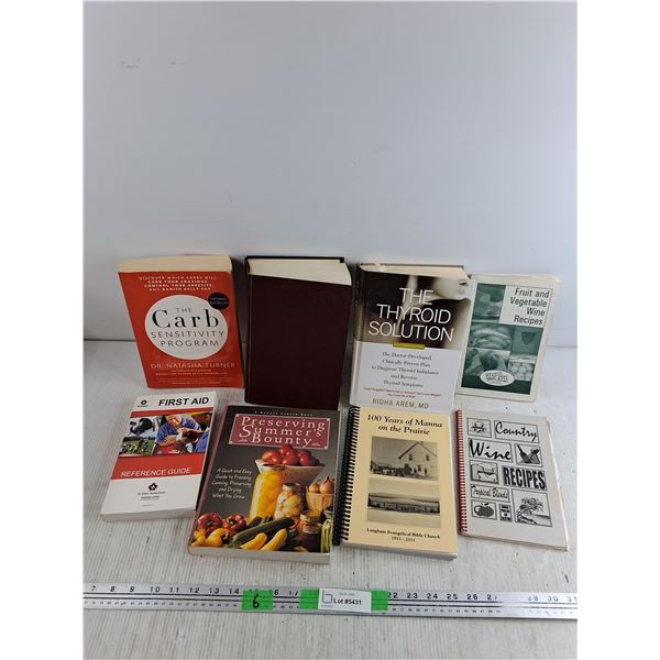 Books - Dr Natasha Turner, The Thyroid Solution, Country Wine Recipes