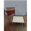 Image 1 : Bed Table Tray 25" x 15" x 10", Folding Laundry Hamper 22" x 12" x 17"