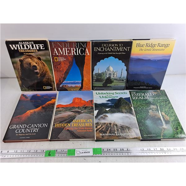 (8) Books - America's Hidden Treasures, The Emerald Realm, Blue Ridge Range