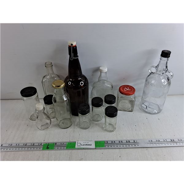 Various Glass Bottles